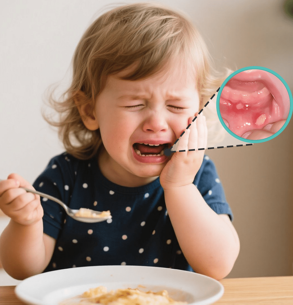 Pediatric mouth ulcers