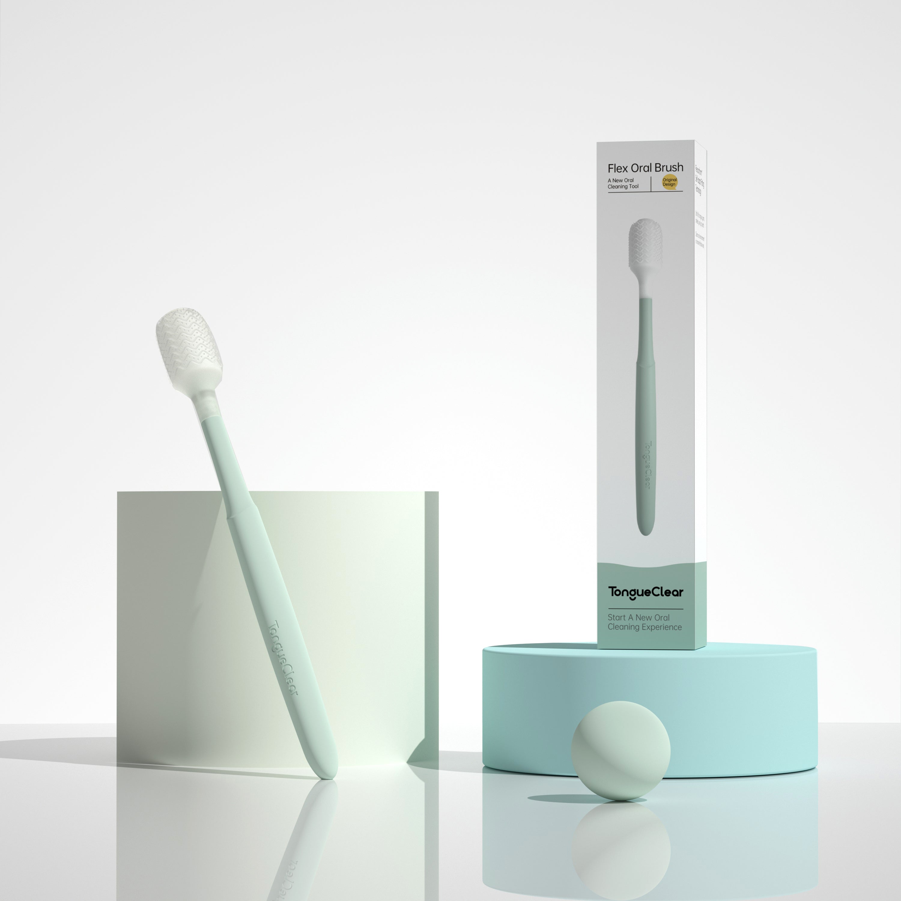 Tongueclear Adult Airbag Oral Cleaner, 360° Cleaning