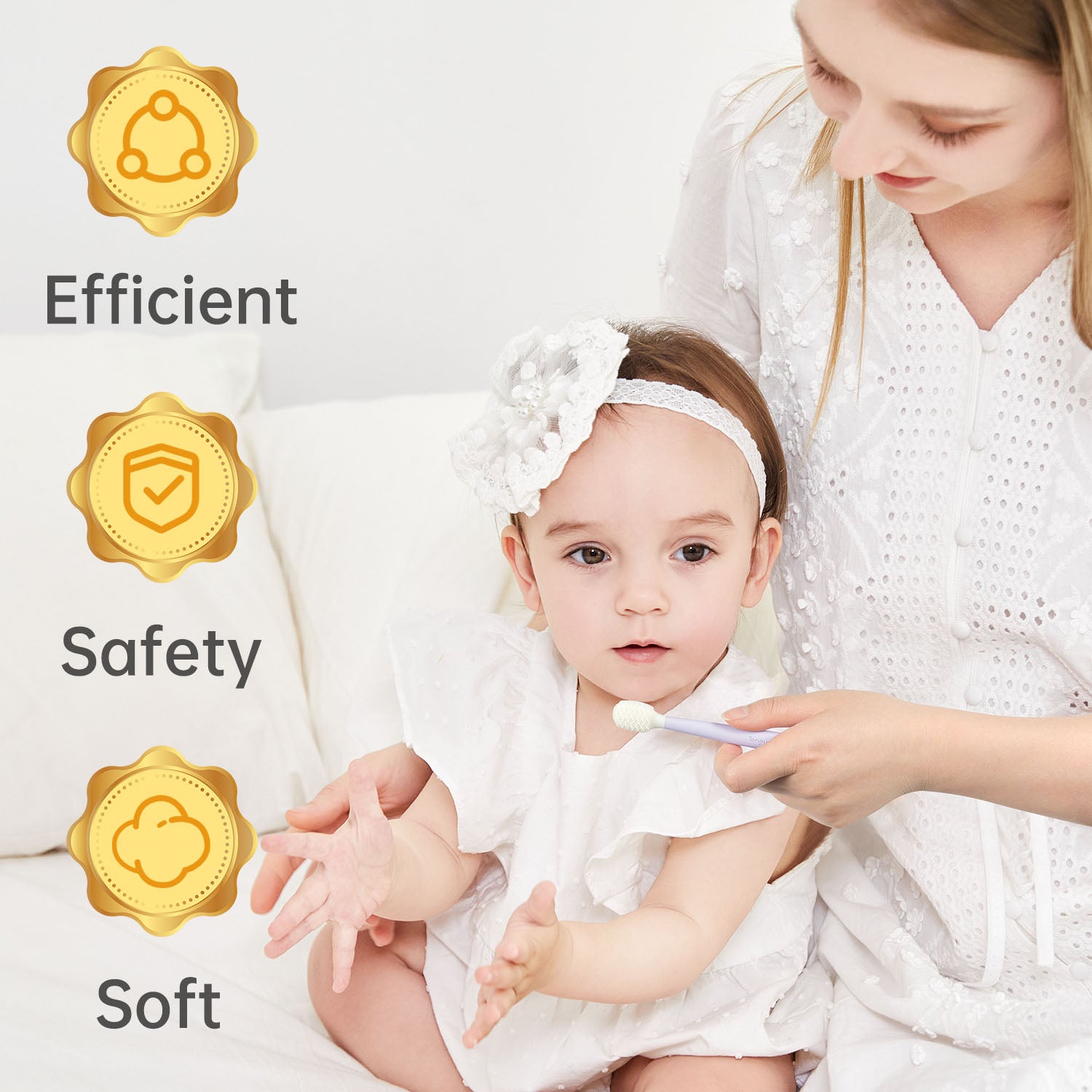 Safety baby oral cleaning set