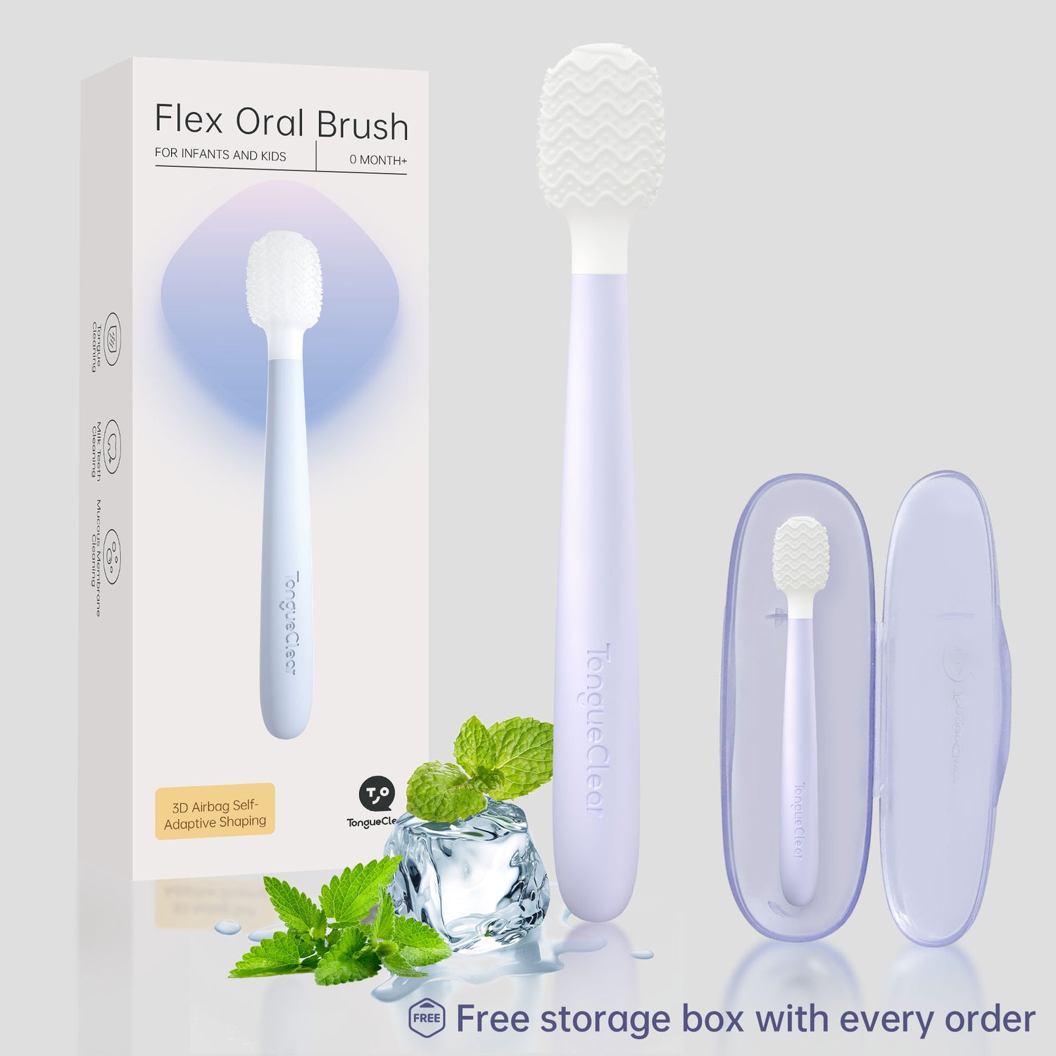 baby oral airbag brush