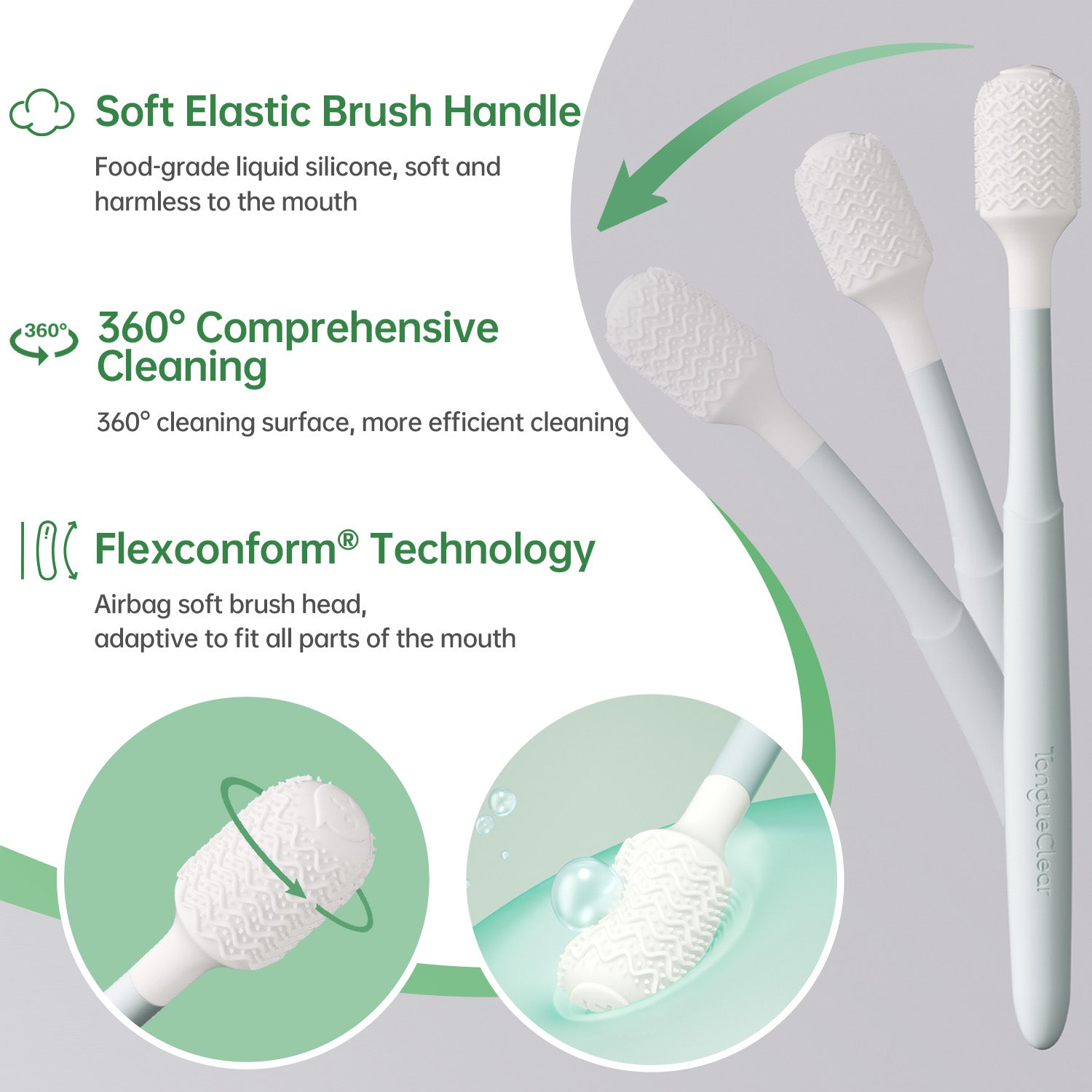 Soft oral mucosa cleaner