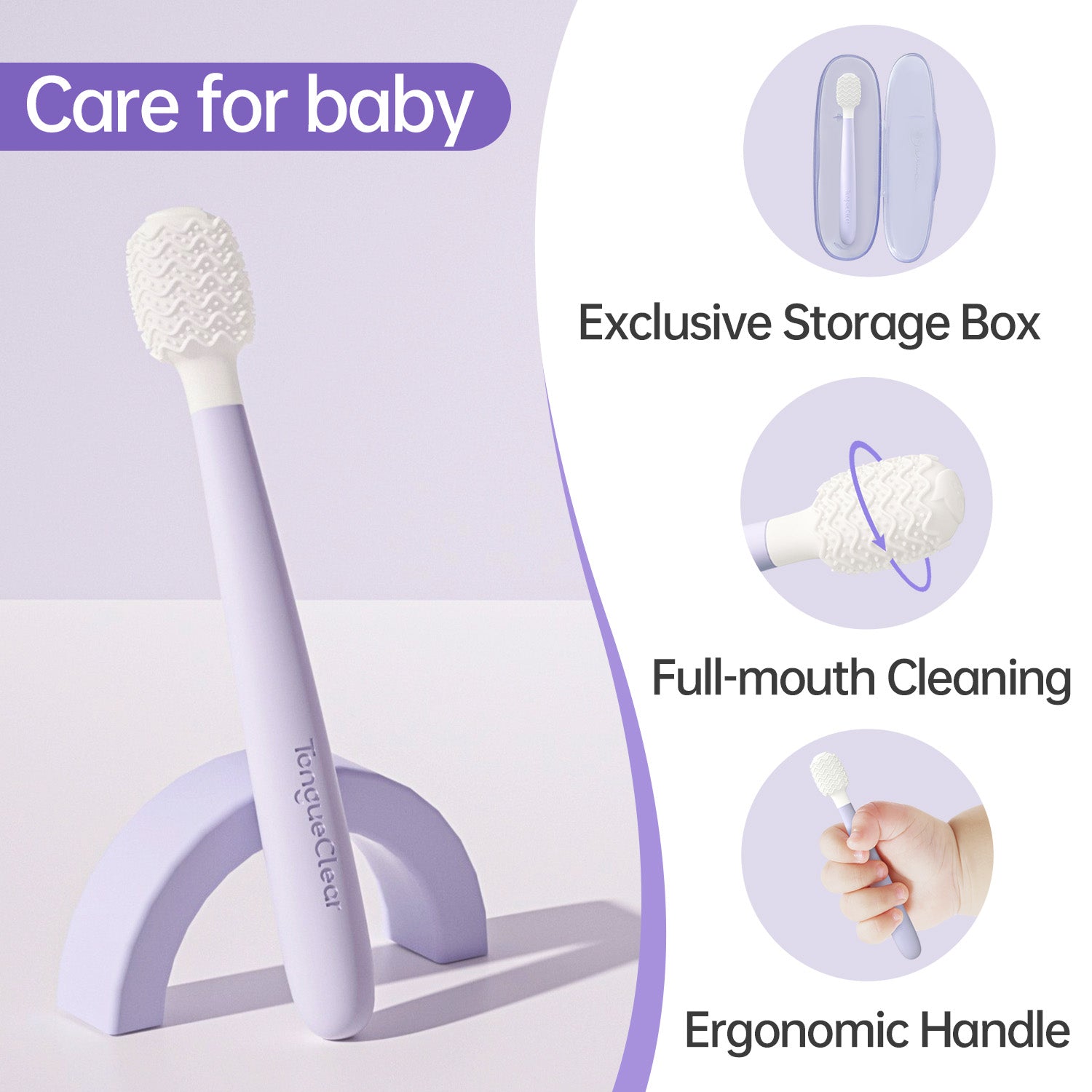 baby oral mucosa care brush