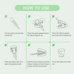 how to use tongueclear elder oral care set