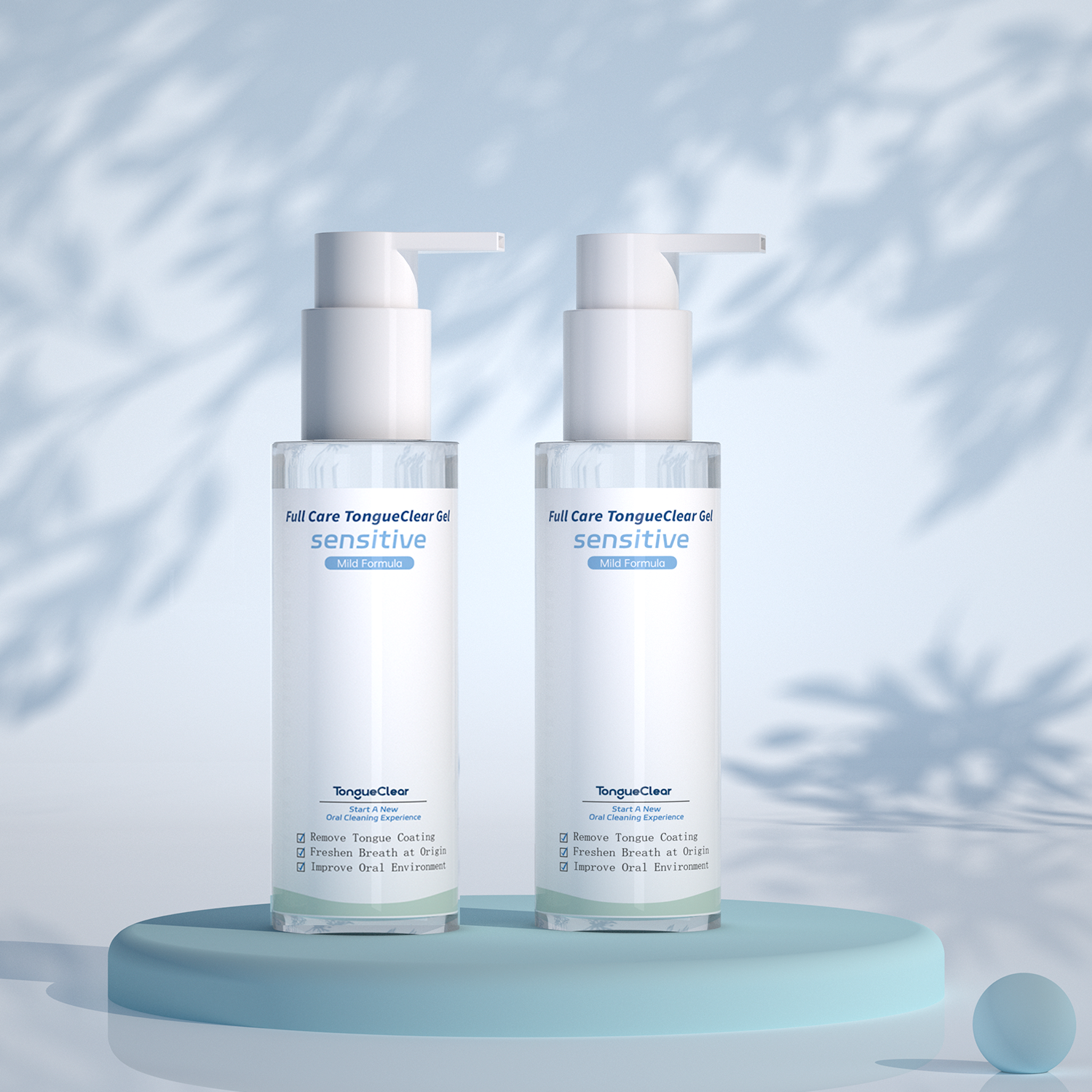 Lysozyme Oral Cleaning Gel Toothpaste, Minty-Lime/Faint Scent, 2 Packs