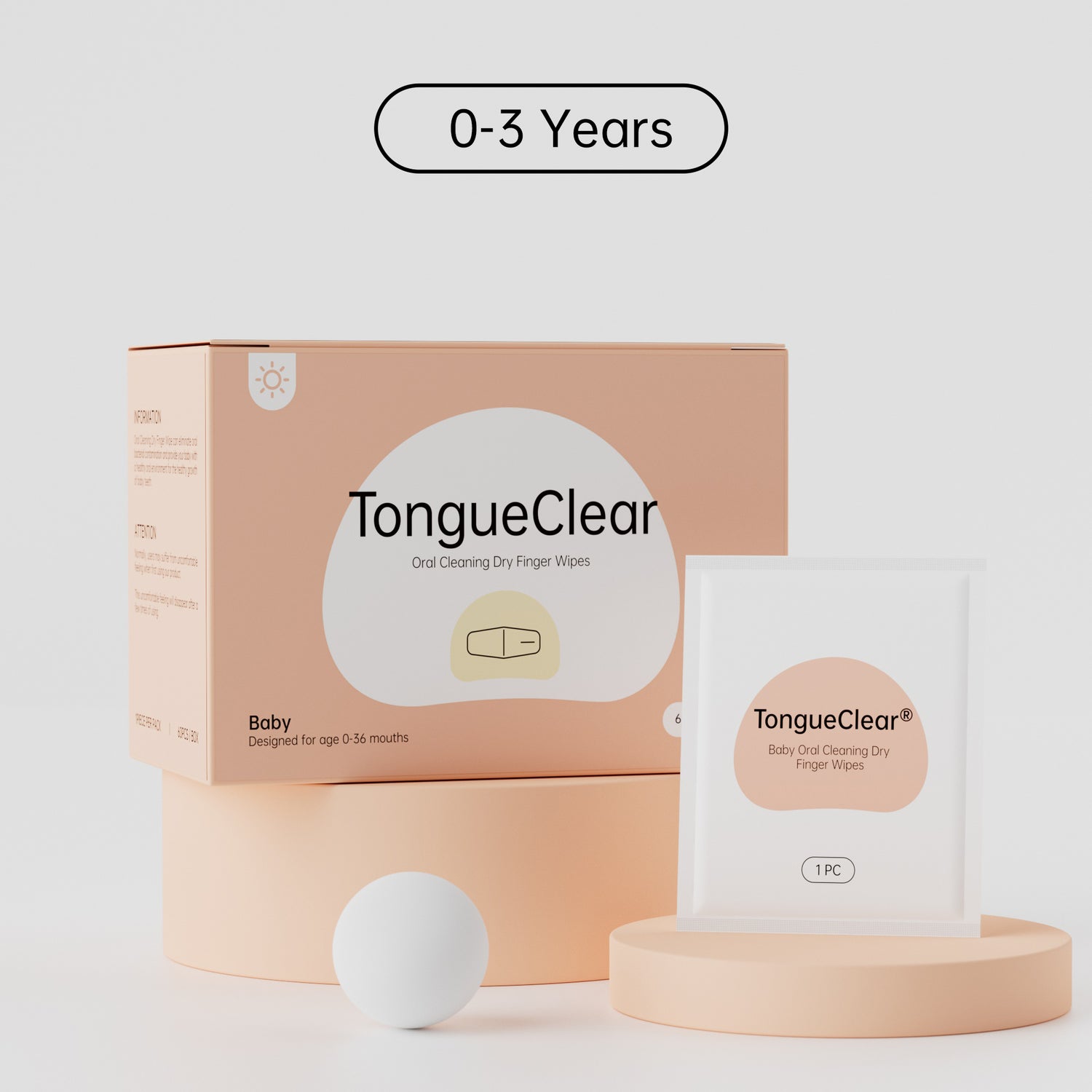 Oral Cleaning Dry Finger Wipes