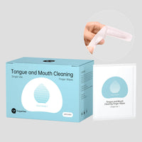 Pure water oral cleaning finger wipes