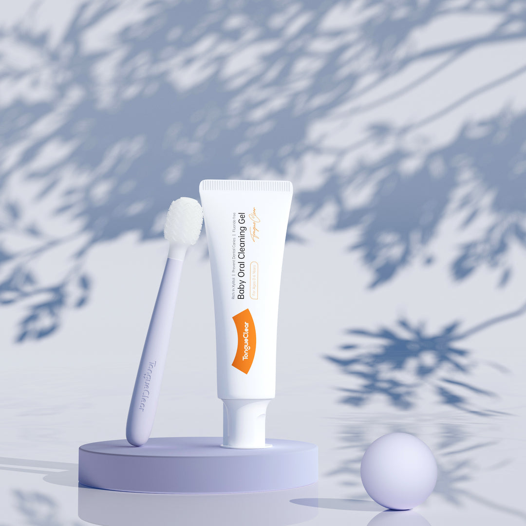 Tongueclear Baby Airbag Oral Cleaner and Oral Cleaner Gel Kit, Gentle Formula